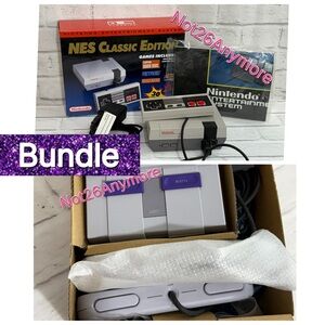 Bundle Classic Editions Nintendo Entertainment System NES & Super Nintendo SNES
